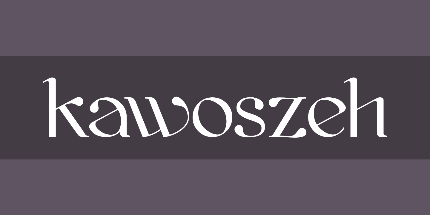 Font kawoszeh